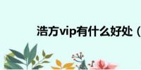 浩方vip有什么好处（浩方vip）