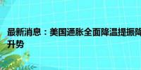 最新消息：美国通胀全面降温提振降息预期 资源股有望重拾升势