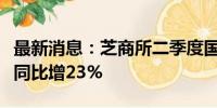 最新消息：芝商所二季度国际市场日均交易量同比增23%