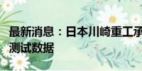 最新消息：日本川崎重工承认篡改船用发动机测试数据