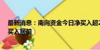 最新消息：南向资金今日净买入超27亿港元 盈富基金获净买入居前